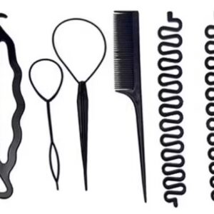 Private Label ELCABELL Braid Making Tool Set 4 Pcs Zig Zag Hair Styling Accessories for Women