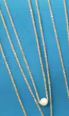 Private Label necklace for women Golden singal pcs