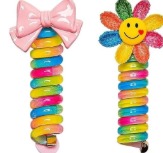 Private Label SPIRAL WIRE HAIR TIES 2 pcs multicolour