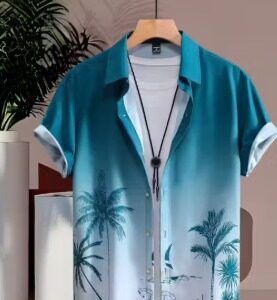 VDLooks Digital Printed Shirt For Lycra Fabric size M multicolour