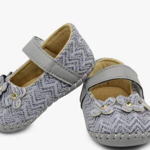 Neska Moda 6 To 12 Months Baby Girls Synthetic Leather Floral Hook Loop Sandal Booties multicolour