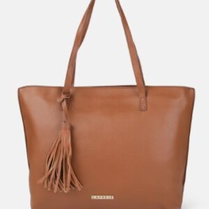 Caprese Vinci Women Brown Medium Tote Bag