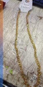 Private Label C3 Premium Quality Brass Gold Plated Fancy Chain