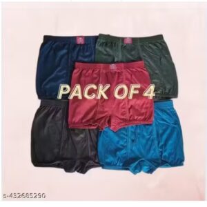 Private Label Classic Men s Inner Wear Trunks multicolour 4 Pack size 60cm
