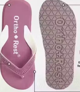Private Label Ortho Rest Doctor Slippers for Women in purple colour Size 5