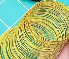 Private Label Beadsnfashion Bracelet Memory Wire Cuff 200 Loops 100 Golden and 100 Silver 0 Point6mm Thickness 6cm Diameter