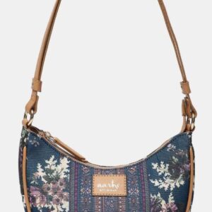 Aarke Navy Amy Fabric Shoulder Bag multicolour