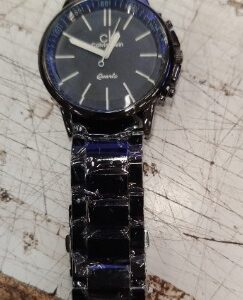 Calvin Klein Reset Qtz Basic Round Dial s Analog Watch For Men black