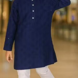 Private Label kurta and pyjama set for boys nevi blue Size 18