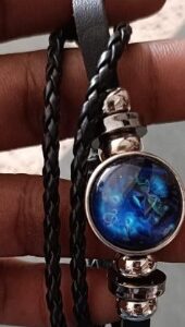 Private Label Ringzinnie Men Leather Multistrand Bracelet COLOUR BLACK