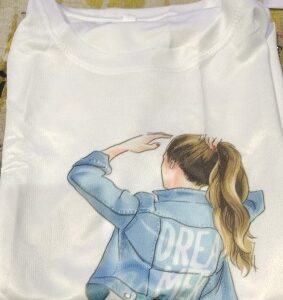 Private Label Summer Special WHITE T shirts SIZE L