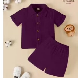 Private Label KIDS CLOTHING SET 0 To 1 Years Maroon colour