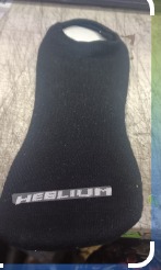 Heelium Bamboo Zero Ankle Socks for Men Black colour