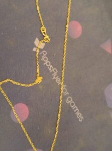 Private Label Gold Chain With White Stone Pandal