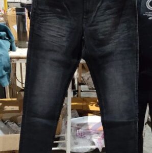 Yazzle Straight Fit Jeans For Men Jet Black Colour SIze 34