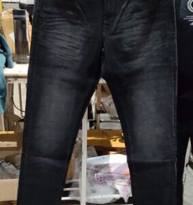 Yazzle Straight Fit Jeans For Men Jet Black Colour Size 38