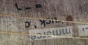 Private Label gold chain pack of 1