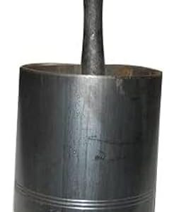 Iron Mortar And Pestle Set Iron Okhli And Musal Set For Kitchen Large Size 5X8 Inchs