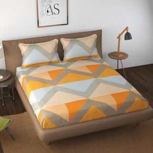 As Hubs Bedsheets Double Bed Bedsheet Double Bed Queen Size For Home Multicolour