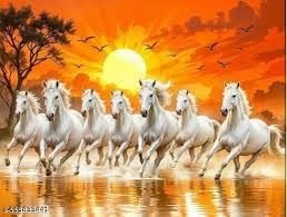 7 Horse Shimmer Wallpaper 1 Meter