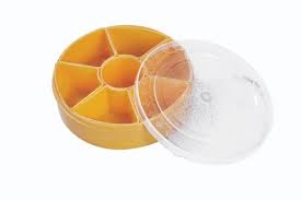 Brown Color Plastic Masala Box