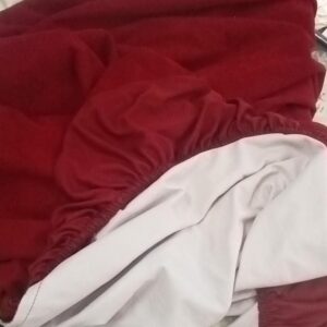 Red Wine Velvet Colour Double Bedsheet
