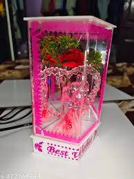Homedcor Decorative Display Glassdecor Pink Colour