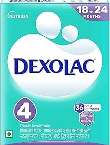 Dexolac Follow Up Infant Formula Milk Powder For Babies Stage 4 18 To 24 Months With 36 Vital Nutrients 400Gms