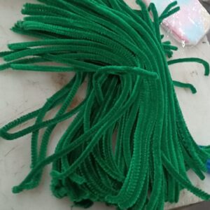 100 Pcs Pipe Cleaners For Arts And Crafts Green