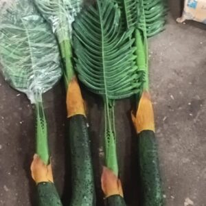 Sai Collections Artificial Palm Tree With Natural Looking Plant Home Decor Plant With Pot 100 Cm Green Pack Of 2