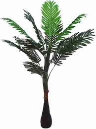 Sai Collections Artificial Palm Tree With Natural Looking Plant Home Plant With Pot 100 Cm Green