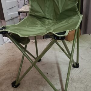 Bisonberg Outdoor Folding Camping Chair Portable Foldable Nylon Base Fabric Green