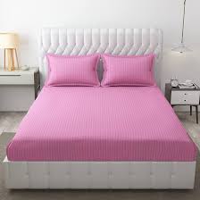 Dabul Bed Sheet With 2 Pillow Cover Pink Color