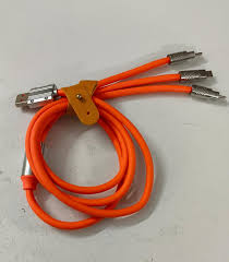 3 In 1 Cable 1Point5 M Strong Orange 120W Charger Cable