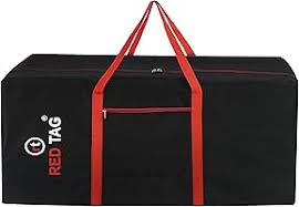 Moisture Proof Heavy Duty 1680 Denier Nylon Multi Purpose 236 L Extra Storage Bag 113X39Point5X53 Cm Colour Black