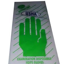 Usha Disposable Hand Gloves Plastic