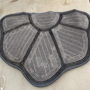 Sunflower Design Door Mat Pack Of 1 Colour Grey