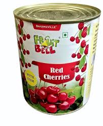 Canned Bakersville Fruit Bell Red Cherries 850 G