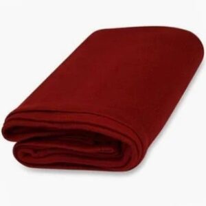 Heavy Winter Plain Lightweight Polar Fleece Blanket For Single Bed Maroon