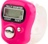 Finger Counter Colour Pink