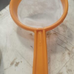 Orange Plastic Tea Strainer