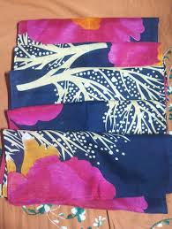 Blue And Pink Printed Cotton Pillow Cover Pack Of 2