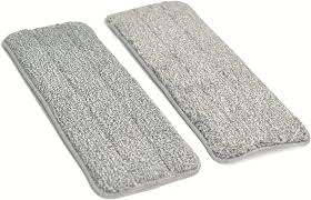 Mop Refill Pad For Flat Mop Microfiber Grey Pack Of 2
