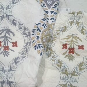 Single Bed Multi Color Sheet With 2 Pillow