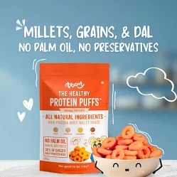 Troovy The Healthy High Protein Puff Tangy Tomato 80Gm