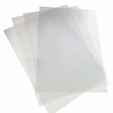 White Transparent Sheet 80X60Cm