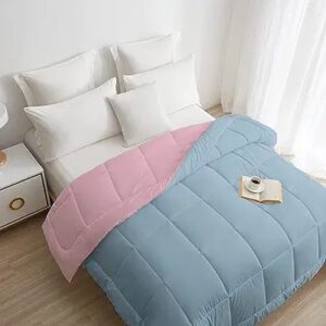 Trident Comfort Living Microfiber Ac Comforter Queen Double 90 X 100 Inches Candy Sky