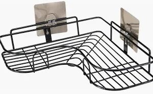 Corner Metal Rack Black 1 N