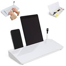 Desktop Dry Erase Board With Storage White Keyboard Whiteboard