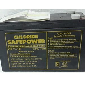 Chloride Safepower 12V 7Ah Battery